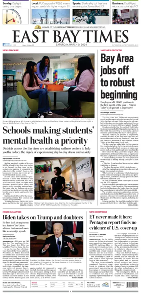 Cover of East Bay Times