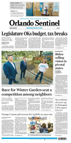 Cover of Orlando Sentinel