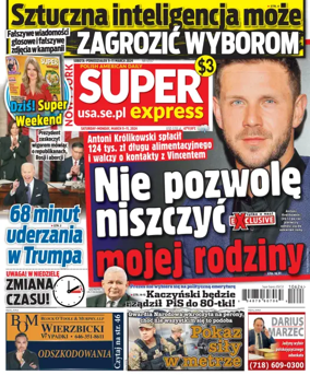 Cover of Super Express Nowy Jork