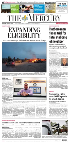 Cover of The Mercury (Pottstown, PA)