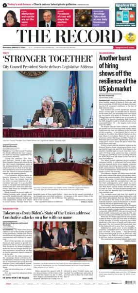 Cover of The Record (Troy, NY)