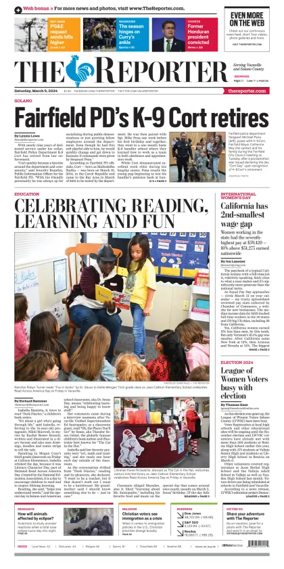 Cover of The Reporter (Vacaville)