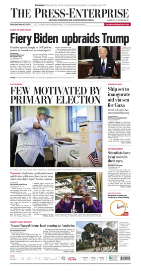 Cover of The Riverside Press-Enterprise