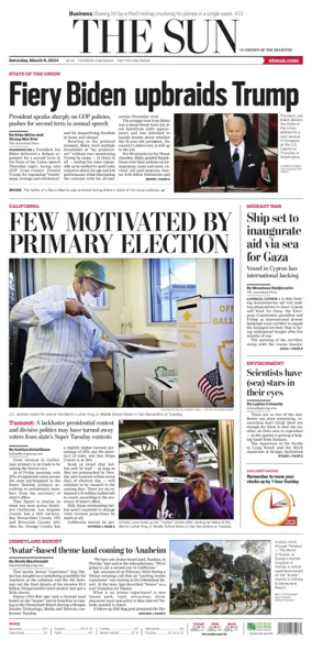 Cover of The Sun (San Bernardino)