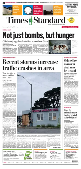 Cover of Times Standard (Eureka)