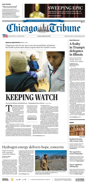 Cover of Chicago Tribune (Sunday)