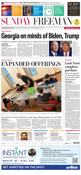 Cover of Daily Freeman (Kingston, NY)