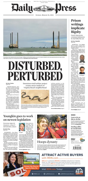 Cover of Daily Press (Sunday)