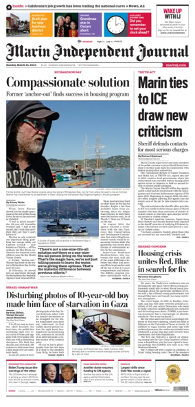 Cover of Marin Independent Journal