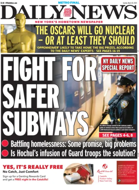 Cover of New York Daily News