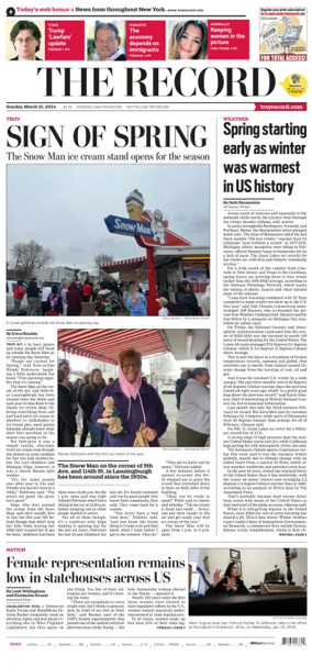 Cover of The Record (Troy, NY)