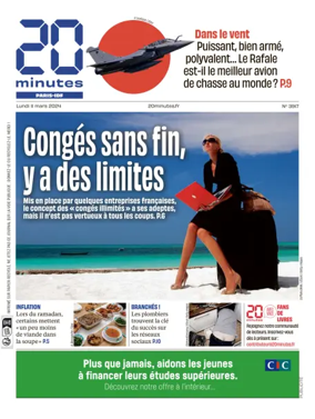 Cover of 20 Minutes (Paris)