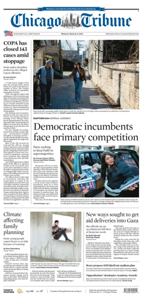 Cover of Chicago Tribune