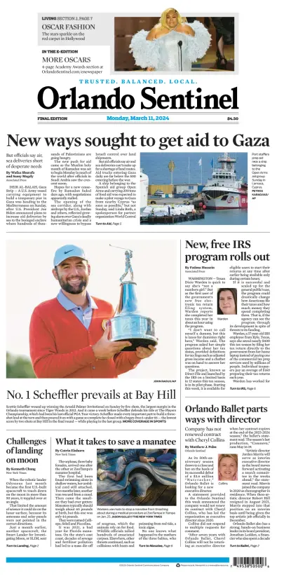 Cover of Orlando Sentinel