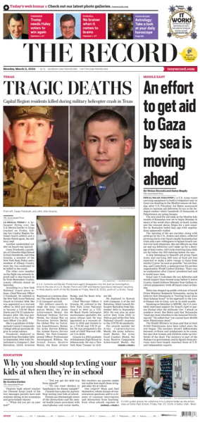 Cover of The Record (Troy, NY)