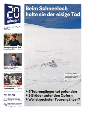 Cover of 20 Minuten - St. Gallen
