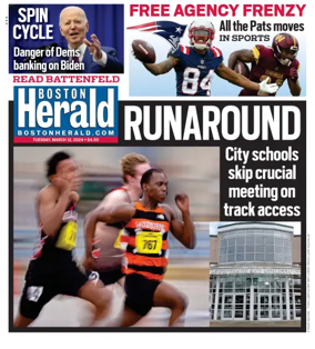 Cover of Boston Herald