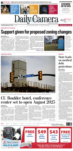 Cover of Daily Camera (Boulder)