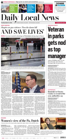 Cover of Daily Local News (West Chester, PA)