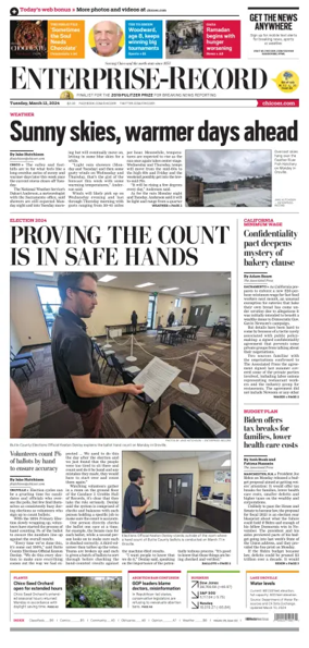 Cover of Enterprise-Record (Chico)