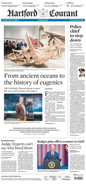 Cover of Hartford Courant