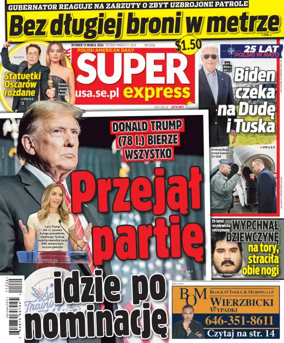 Cover of Super Express Nowy Jork