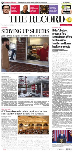 Cover of The Record (Troy, NY)