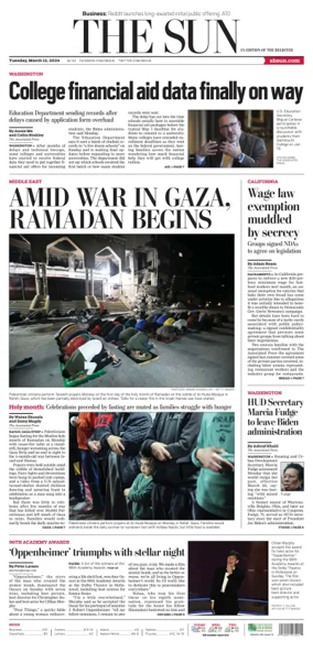 Cover of The Sun (San Bernardino)