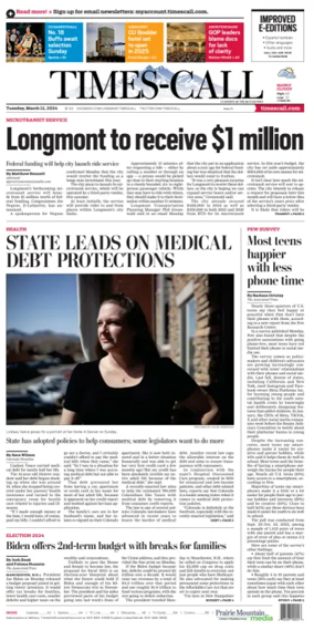 Cover of Times-Call (Longmont)