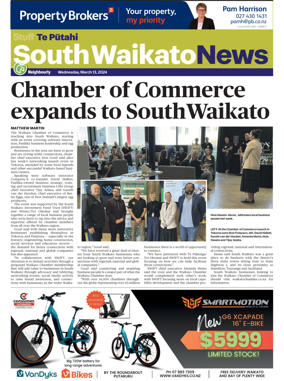 Cover of South Waikato News