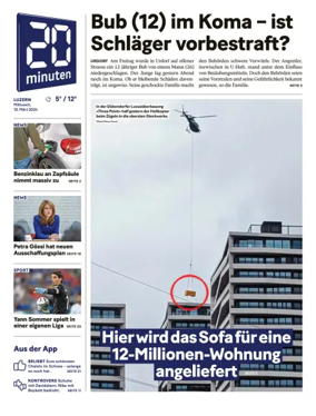 Cover of 20 Minuten - Luzern