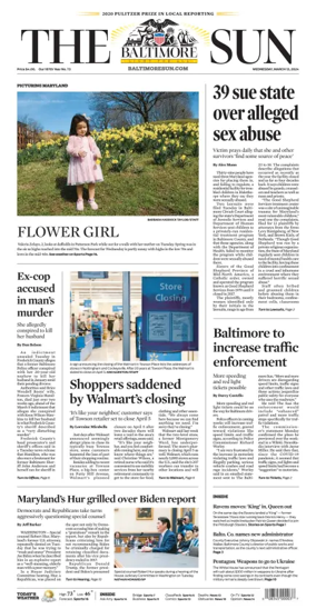 Cover of Baltimore Sun