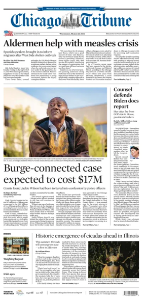 Cover of Chicago Tribune