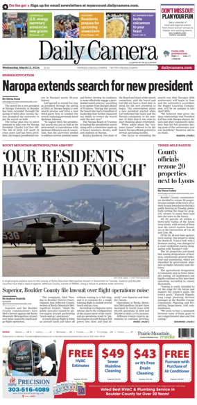 Cover of Daily Camera (Boulder)