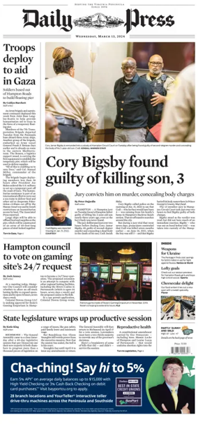 Cover of Daily Press