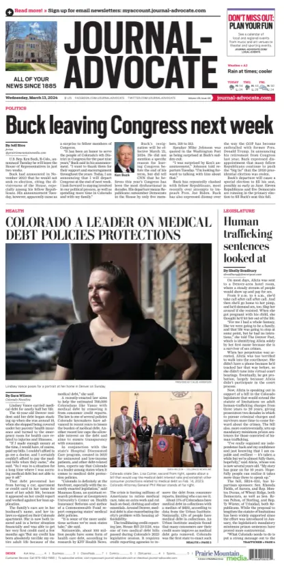 Cover of Journal-Advocate (Sterling)