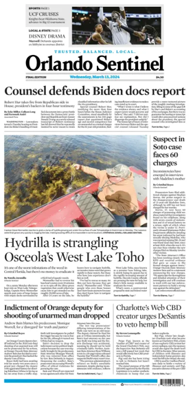 Cover of Orlando Sentinel