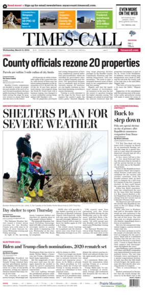 Cover of Times-Call (Longmont)