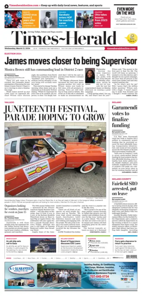 Cover of Times-Herald (Vallejo)