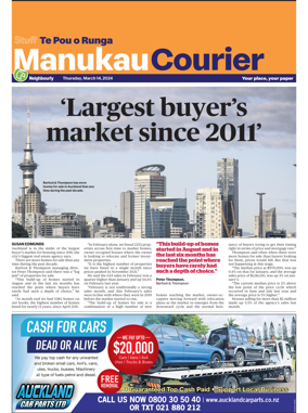 Cover of Manukau Courier