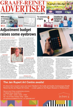 Cover of Graaff-Reinet Advertiser