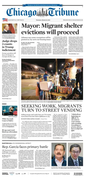 Cover of Chicago Tribune