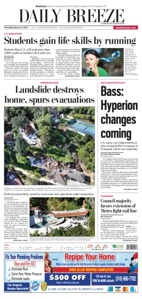 Cover of Daily Breeze (Torrance)