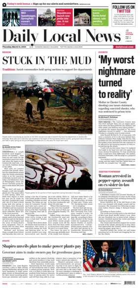 Cover of Daily Local News (West Chester, PA)