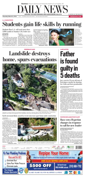 Cover of Daily News (Los Angeles)