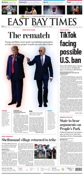 Cover of East Bay Times