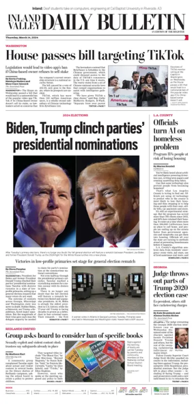 Cover of Inland Valley Daily Bulletin