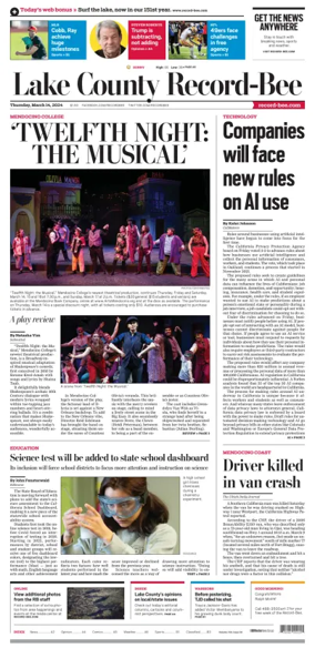 Cover of Lake County Record-Bee