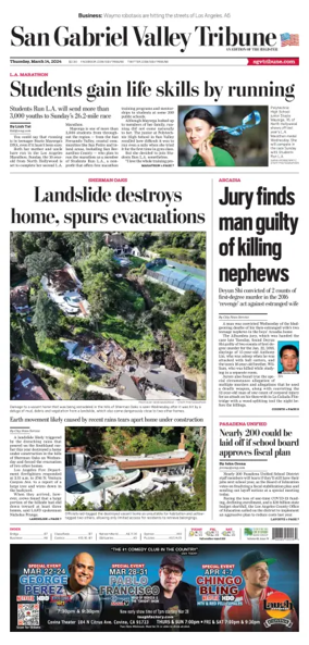 Cover of San Gabriel Valley Tribune