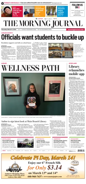 Cover of The Morning Journal (Lorain, OH)